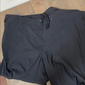 Columbia Anytime Outdoor Boot Cut Black Pants 24W